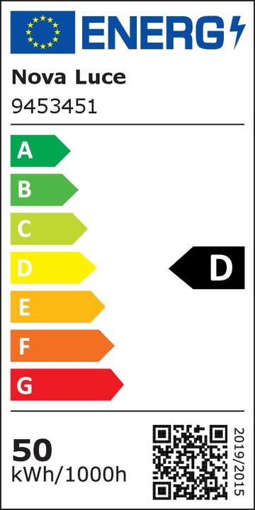 Energy Label Nova Luce Rando Thin (3250 lm)