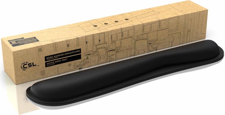 Produktbild CSL Tastatur Handballenauflage, Handgelenkauflage Tastatur Keyboard, ergonomische Haltung, 43 cm