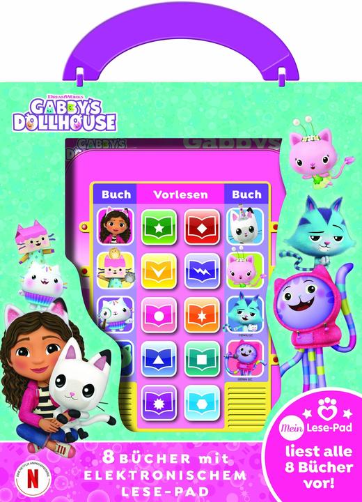 Produktbild Gabby's Dollhouse - Mein Vorleser - Elektronisches Lese-Pad mit 8 Hardcover-Bücher (Deutsch, Phoenix International Publications Germany GmbH, 2024)