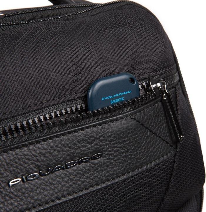 Actual product image Piquadro Zaino, Nylon, Textile Backpack, Black, CA5524W109, For Men, 42 x
