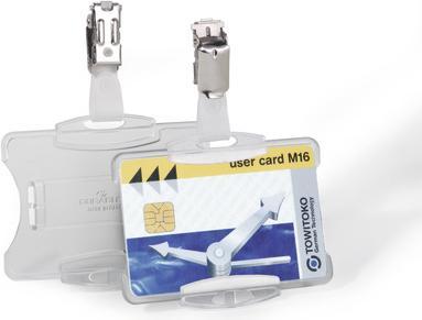 Image du produit Durable Porte-badge avec clip pour 1 badge d'entreprise/de sécurité