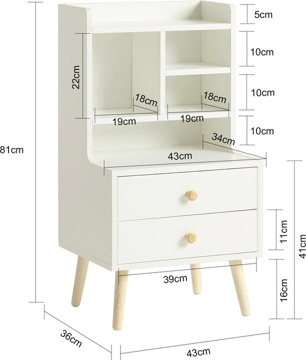 Produktbild SoBuy Dreamland (43 x 36 x 81 cm)