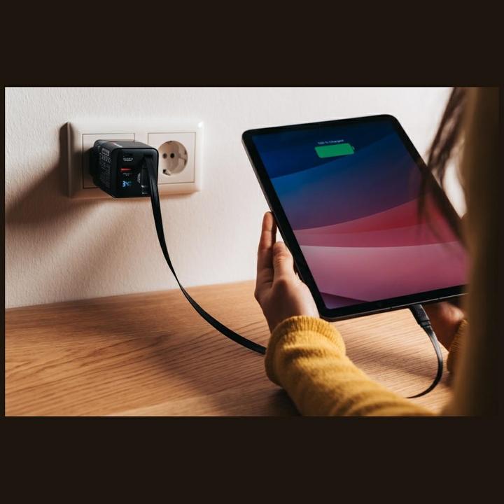 Productafbeelding Verbatim GaN Oplader 65W Intrekbare Kabel (65 W)