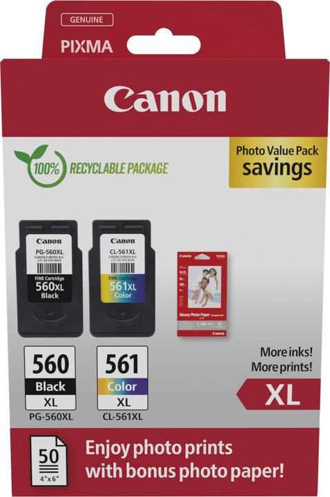 Canon PG-560XL / CL-561XL Photo Value Pack