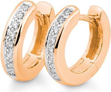 Breuning Creolen - BRILL. 0,16 Ct. H/si (585, - Gold)