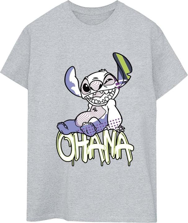 Disney Lilo And Stitch Ohana Graffiti TShirt (3XL)