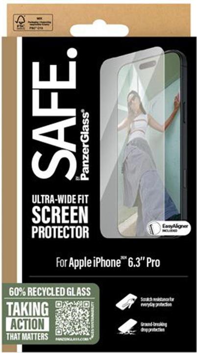 Image du produit PanzerGlass Safe. (1 pièce(s), Apple iPhone 16 Pro)