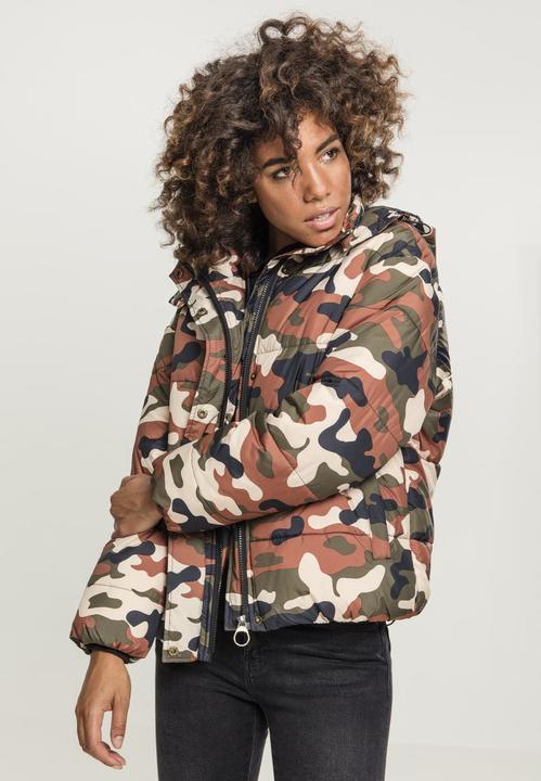 Image du produit Urban Classics Ladies Boyfriend Camo Puffer Jacket (XL)