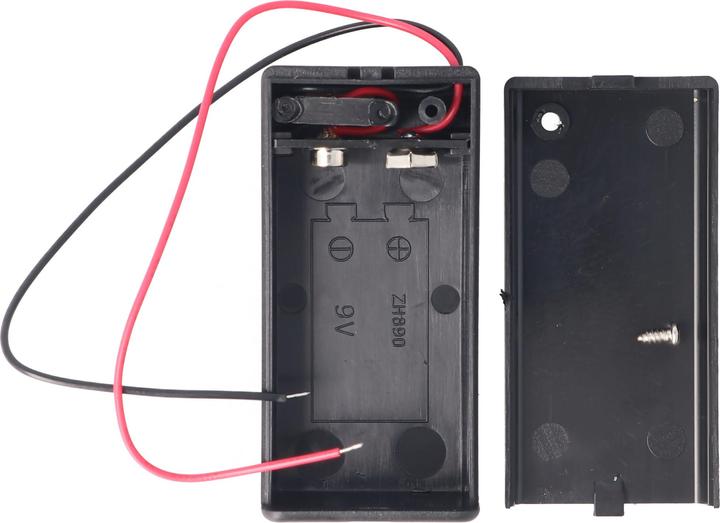 Actual product image Goobay 1x 9V Block Batteriehalter