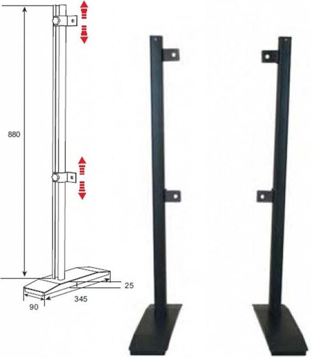Actual product image DSS Twin 80 (Universal, 80", 80 kg)