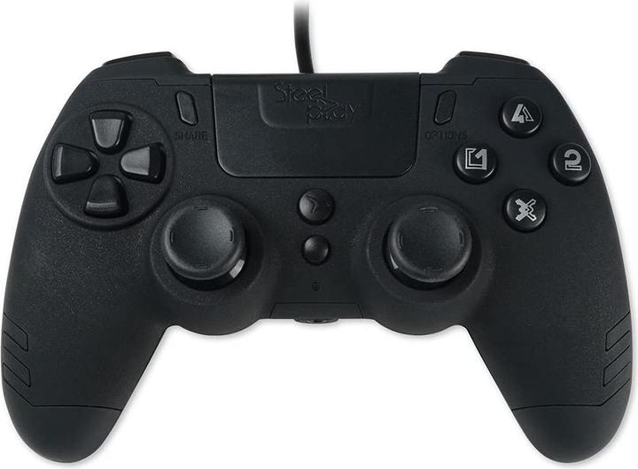 Steelplay Slim Pack Wired Controller Ebony Black Multi (PS4, PC)