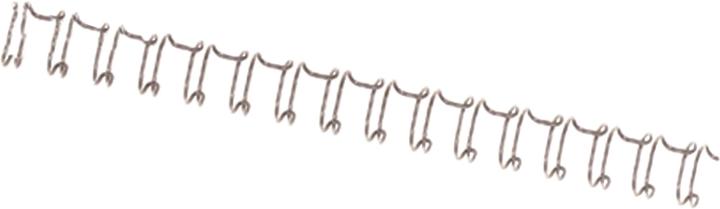 Image du produit GBC Fil de reliure 14mm, 34 anneaux, argent, 100 pcs.