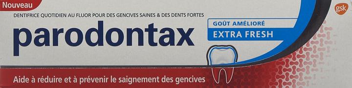 Image du produit Parodontax Extra Fresh dentifrice 1400PPM pâte (75 ml)