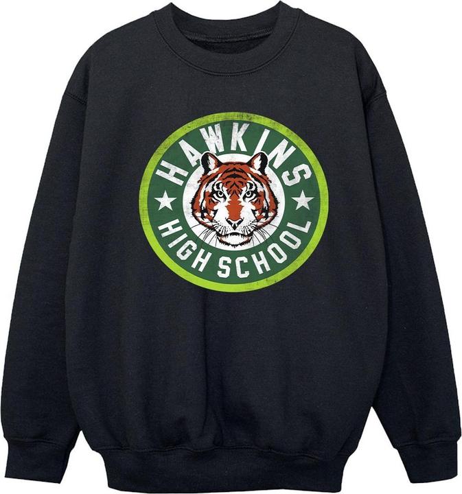 Netflix Stranger Things Hawkins Tiger Circle Sweatshirt Mädchen