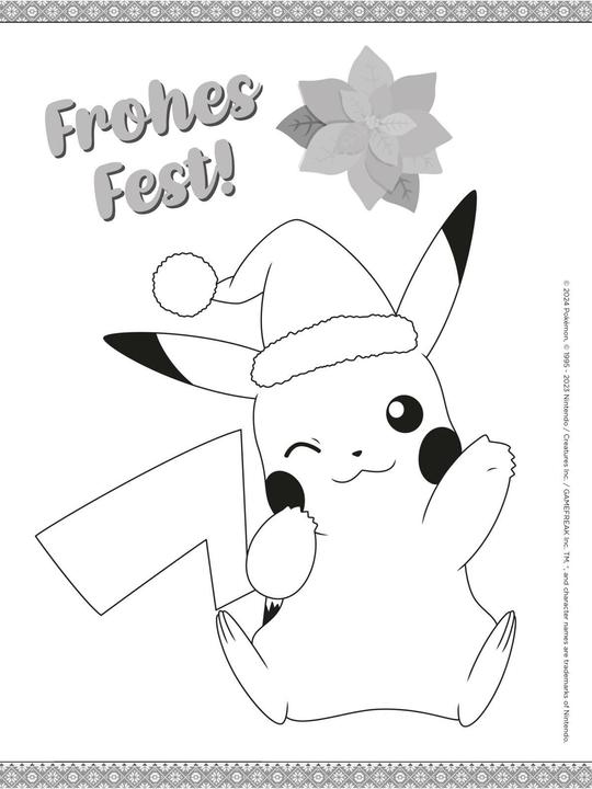Image du produit Livre d'activités Pokémon : le plaisir du coloriage de Noël