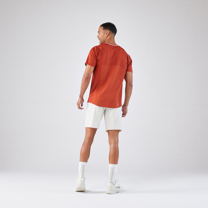Immagine prodotto Kuikma Herren Tennis T-Shirt kurzarm - Dry Gaël Monfils braun (M)