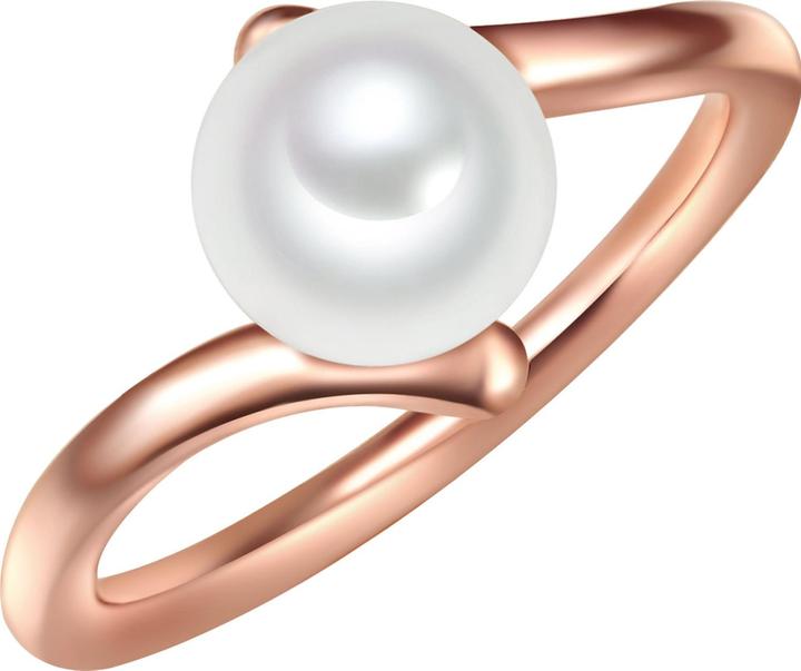 Valero Pearls Damen Sterling Silber Süsswasser-Zuchtperle roségold - 11338