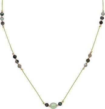 Produktbild Agato Aventurine and Emerald Cord Necklace HE09K3RG-LG