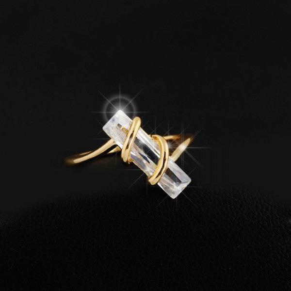 Hermex Gold Ring RGP mit Zirkonia - Gold Gr. 59 (59)
