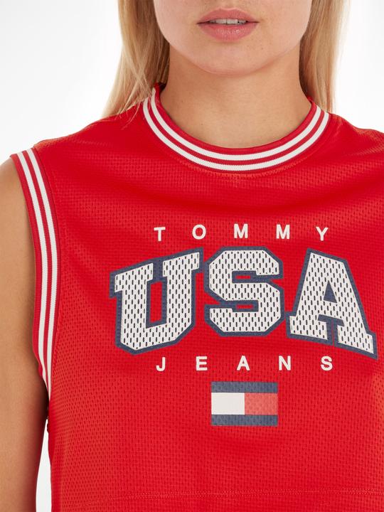 Actual product image Tommy Hilfiger Tommy Jeans Crp USA Basketball Crop Top - 86549 (M)