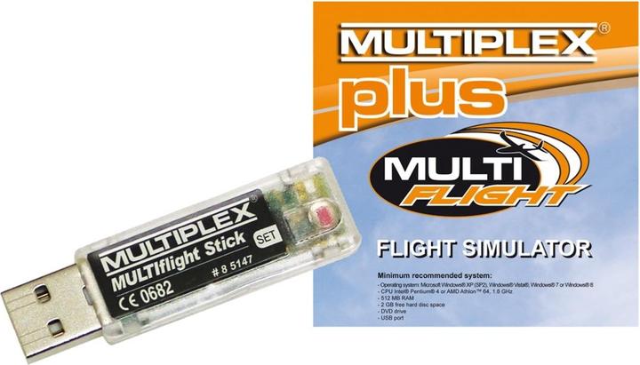 Image du produit Multiplex Stick Multiflight avec CD Multiflight plus (PC, DE)