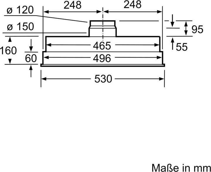 Actual product image Neff D5655X1 (Substructure hood)