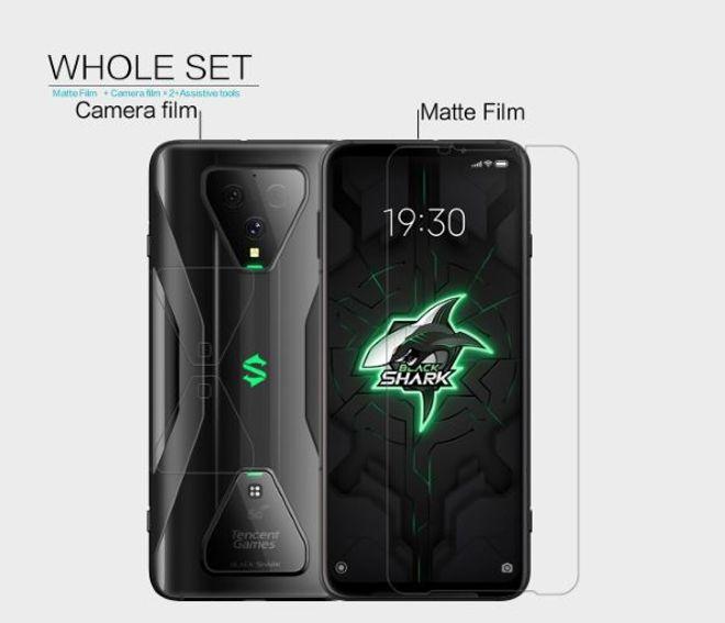 Actual product image Nillkin Matte Series Protective Film (1 Piece, Xiaomi Black Shark 3)