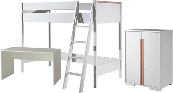 Image du produit Vipack Lit mi-hauteur London 3-pièces Set (90 x 200 cm)