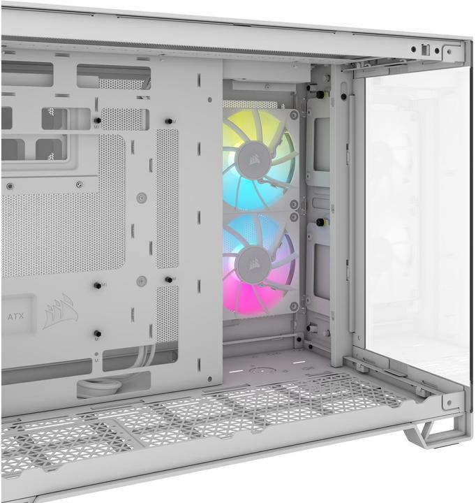 Actual product image Corsair Case iCUE 2500X RGB Midi TG white (mATX)