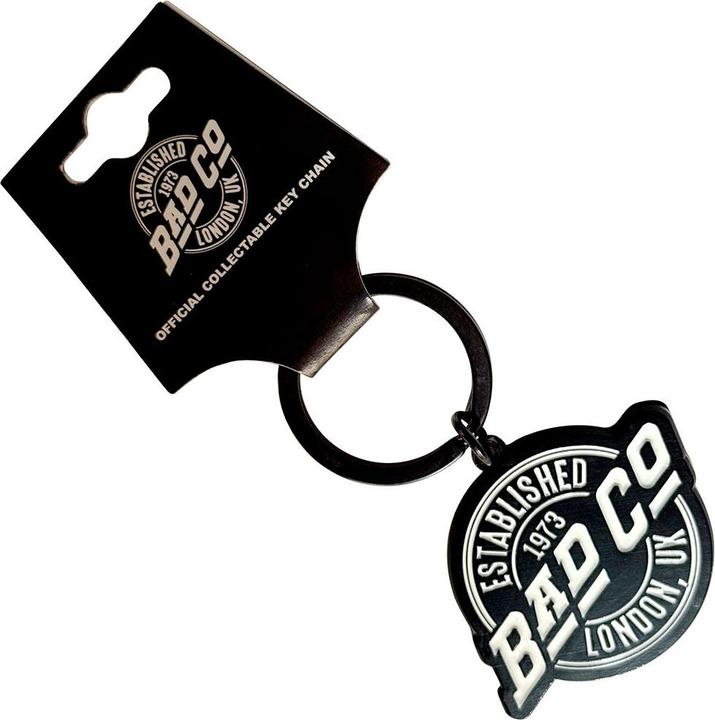 Actual product image Bad Company Est. 1973 Circle Logo Schlüsselanhänger