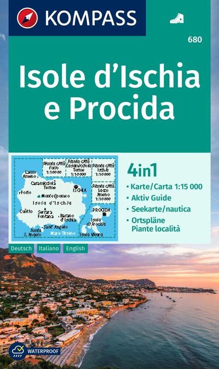 Produktbild Wanderkarte 680 Isole d' Ischia
