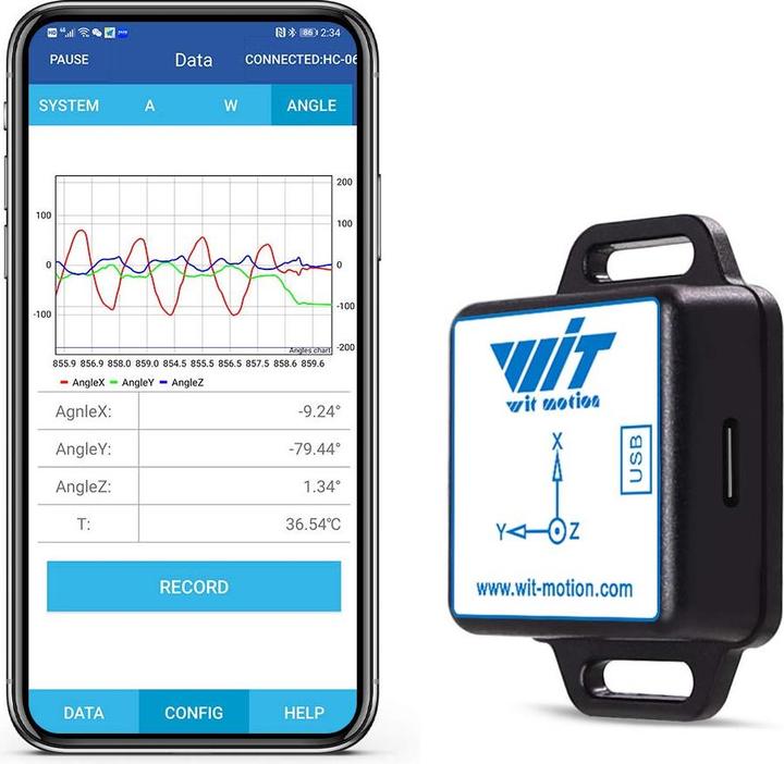 Produktbild Witmotion Beschleunigungsmesser und Neigungsmesser