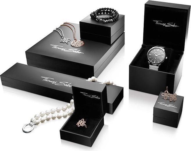 Produktbild Thomas Sabo Kette Perlen mit weissen Steinen silber (925 Sterlingsilber, 85 - 90 cm)