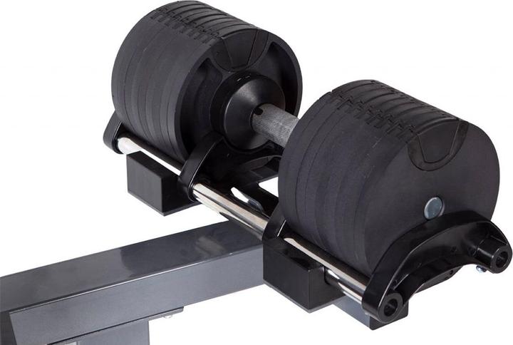 Actual product image Fitcom Adjustable Dumbbell Compact stand