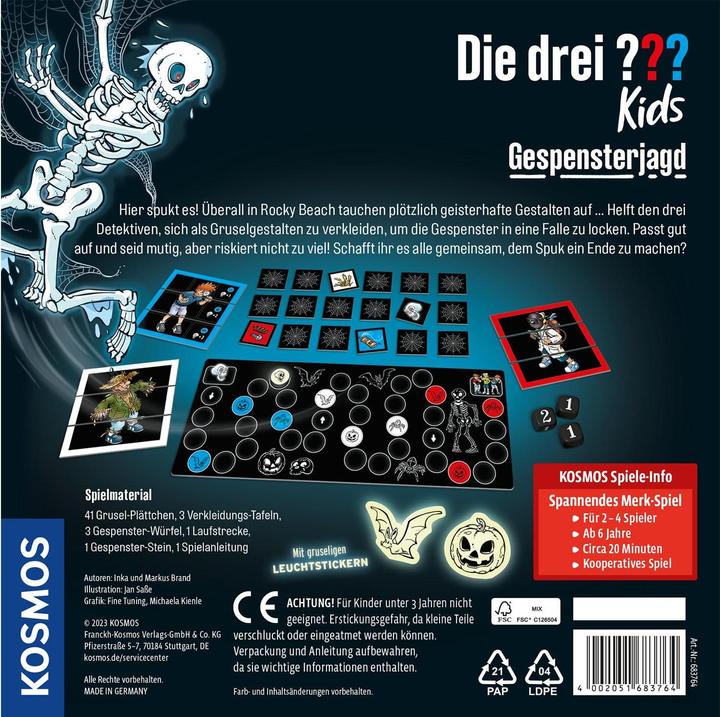 Produktbild Kosmos KOO Die drei??? Kids Gespensterjagd 683764 (Deutsch)