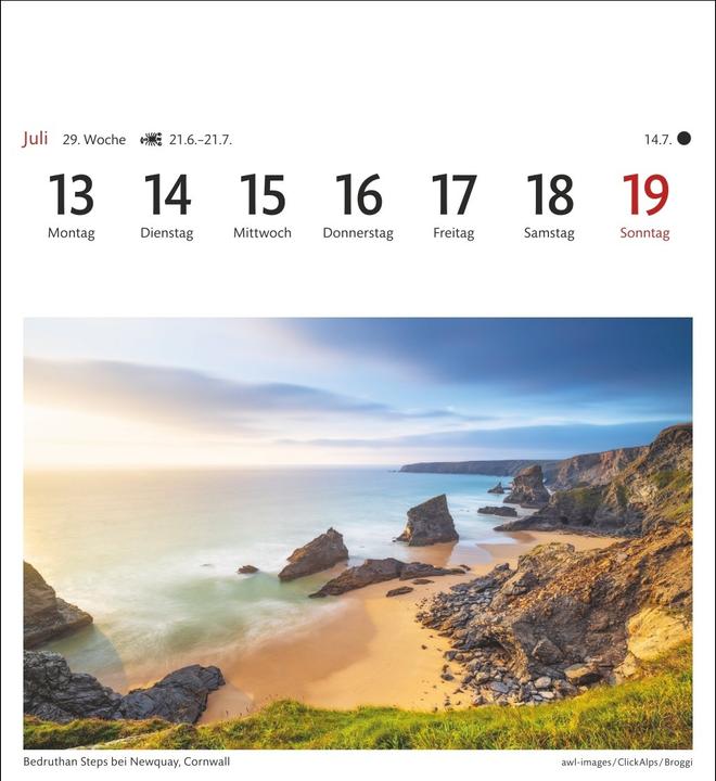 Actual product image Harenberg England Sehnsuchtskalender 2026 - Wochenkalender mit 53 Postkarten (German)