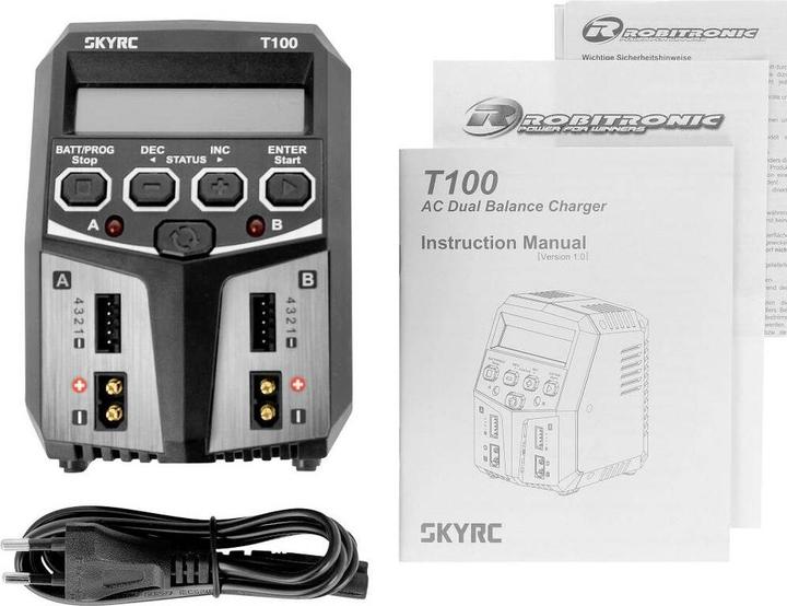 Actual product image SkyRC Dual charger T100