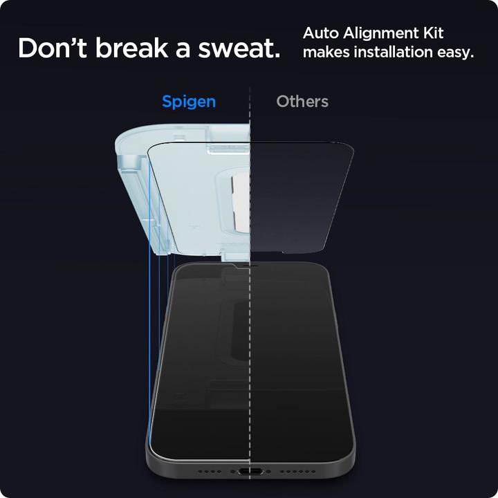 Spigen tR EZ Fit (2 Stück, Apple iPhone 12, Apple iPhone 12 Pro)