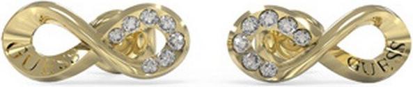 Guess Endless Dream Timeless Gold Plated Earrings JUBE03262JWYGT/U (Surgical steel)