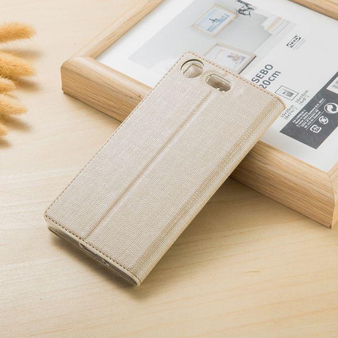 Produktbild MU Classic Leder Bookcover Hülle (Sony Xperia XZ1 Compact)