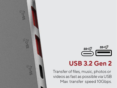 Actual product image LINQ Connects 8 in 1 Hub Pro (USB-C, 1 Ports)