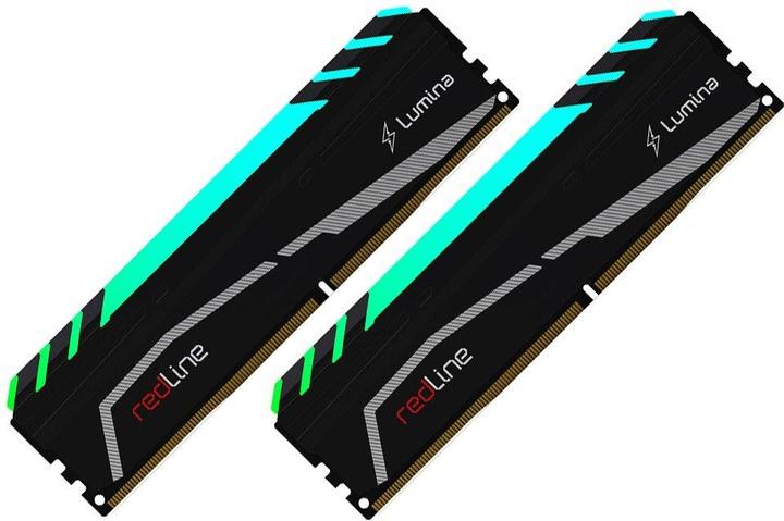 Image du produit Mushkin DIMM 64 GB DDR5-6400 (2x 32 GB) Dual-Kit (noir, MLA5C640A77P32GX2, Redline Lumina) (2 x 32GB, 6400 MHz, RAM DDR5, DIMM)