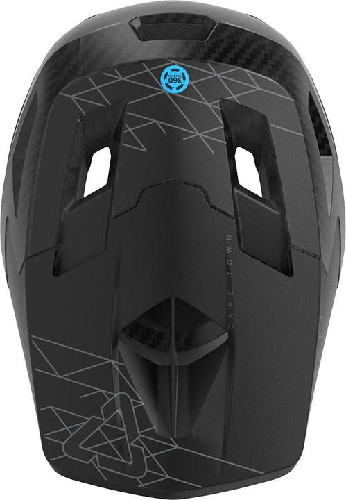Actual product image Leatt Helmet MTB Gravity 6.0 Carbon Stealth (55 - 56 cm)