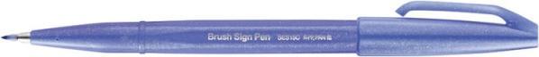 Actual product image Pentel Sign Pen Brush (Violet, Blue, 1 x)