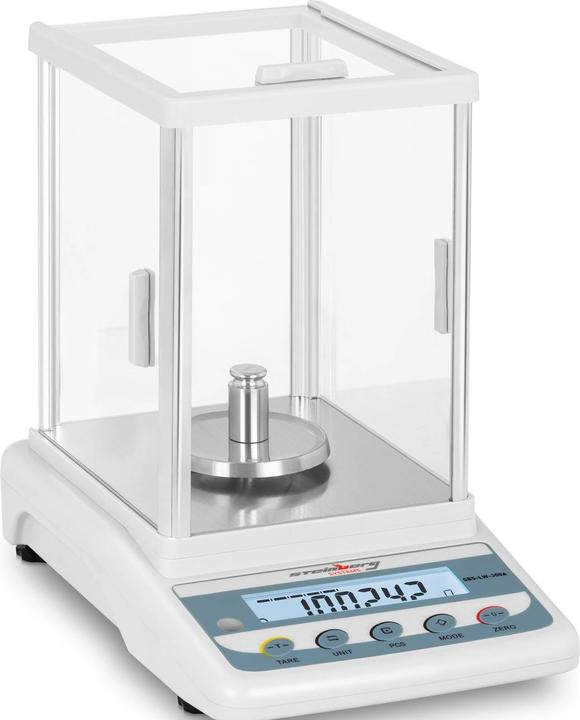 Produktbild Steinberg Präzisionswaage Feinwaage Goldwaage Digitalwaage Laborwaage LCD 300 g / 0,001 g
