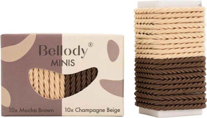 Bellody Minis Haargummis Mocha Brown/Champagne Beige (Haargummi)