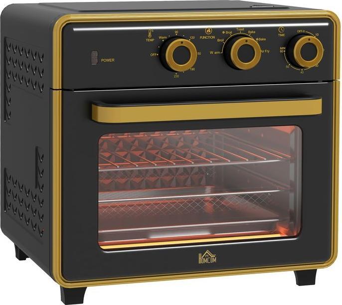 Actual product image Swisshandel24 Mini oven 20L, pizza oven with convection function, hot air oven with baking tray, grill rack