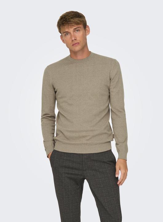 Immagine prodotto Only & Sons Maglia pullover con scollo rotondo dalla vestibilità regolare (S)