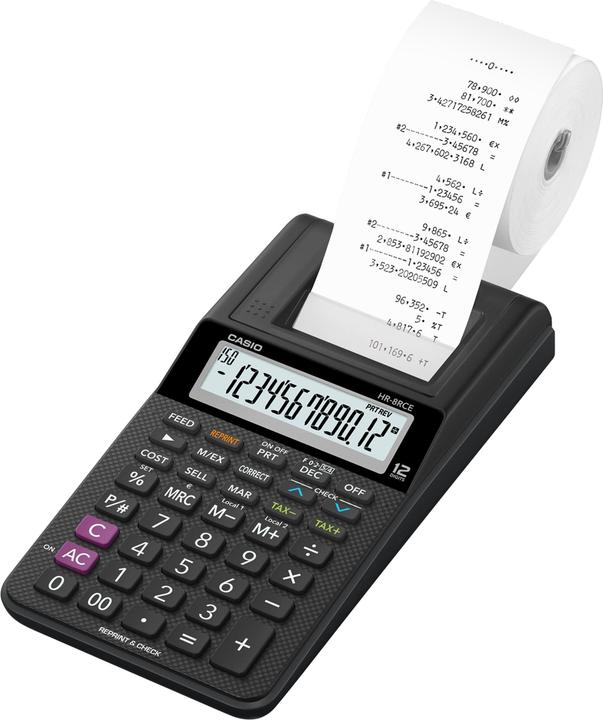 Image du produit Casio Hr-8rce (Piles, Fonctionnement sur secteur)