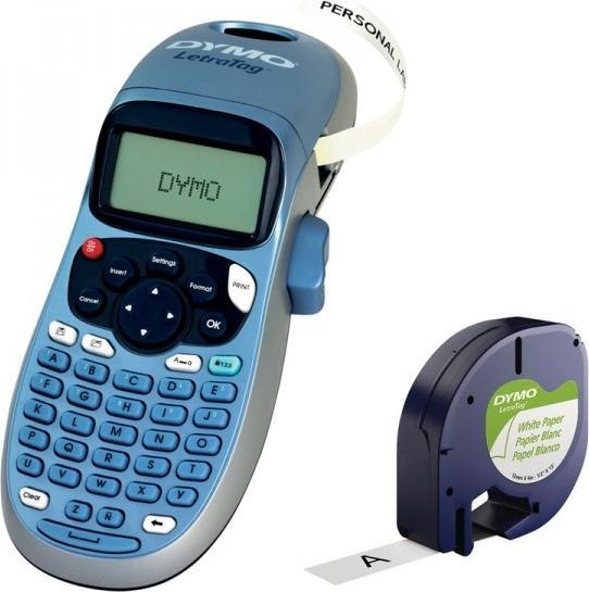 Actual product image Dymo LetraTag LT-100H BLACK handheld ABC keyboard (180 dpi)